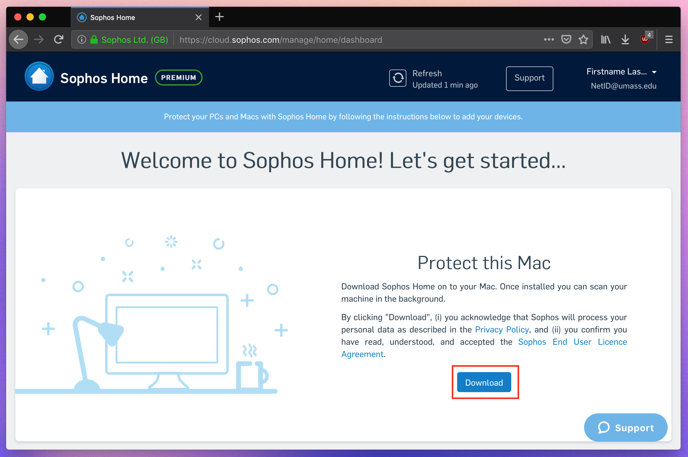tải Sophos Home Premium