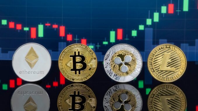 Giá Bitcoin và nhiều loại tiền ảo khác